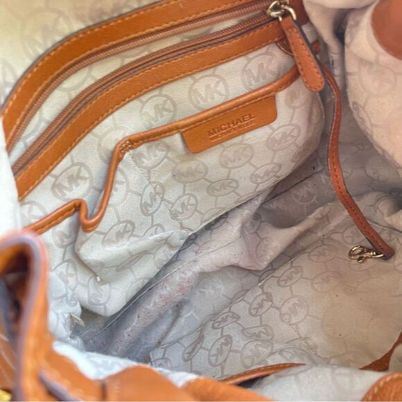 MICHAEL KORS Acorn Large Hamilton Tote Satchel Handbag Laptop Work Bag - Picture 10 of 12